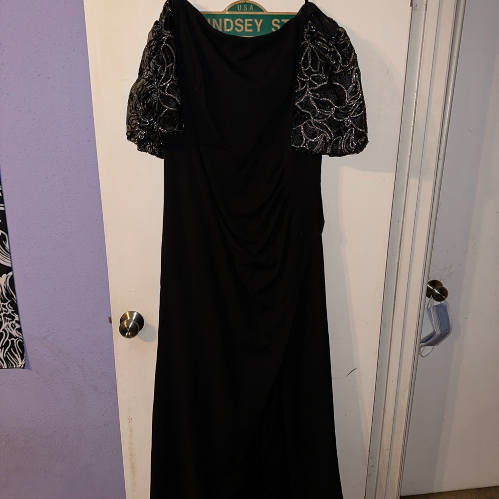 Black formal dress